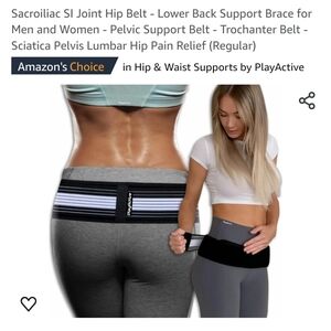 Playactive Support belt lower back support brace for men and women pelvi…